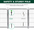 16 Panels Dog Playpen For Outdoor,Yard,Camping,24
