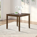 Wooden Dining Square Table, Kitchen Table For Small Space, 4 Person Dining Table, Walnutonly The Table Walnut Seats 4 Gray Dining Room Acacia Square Acacia Wood