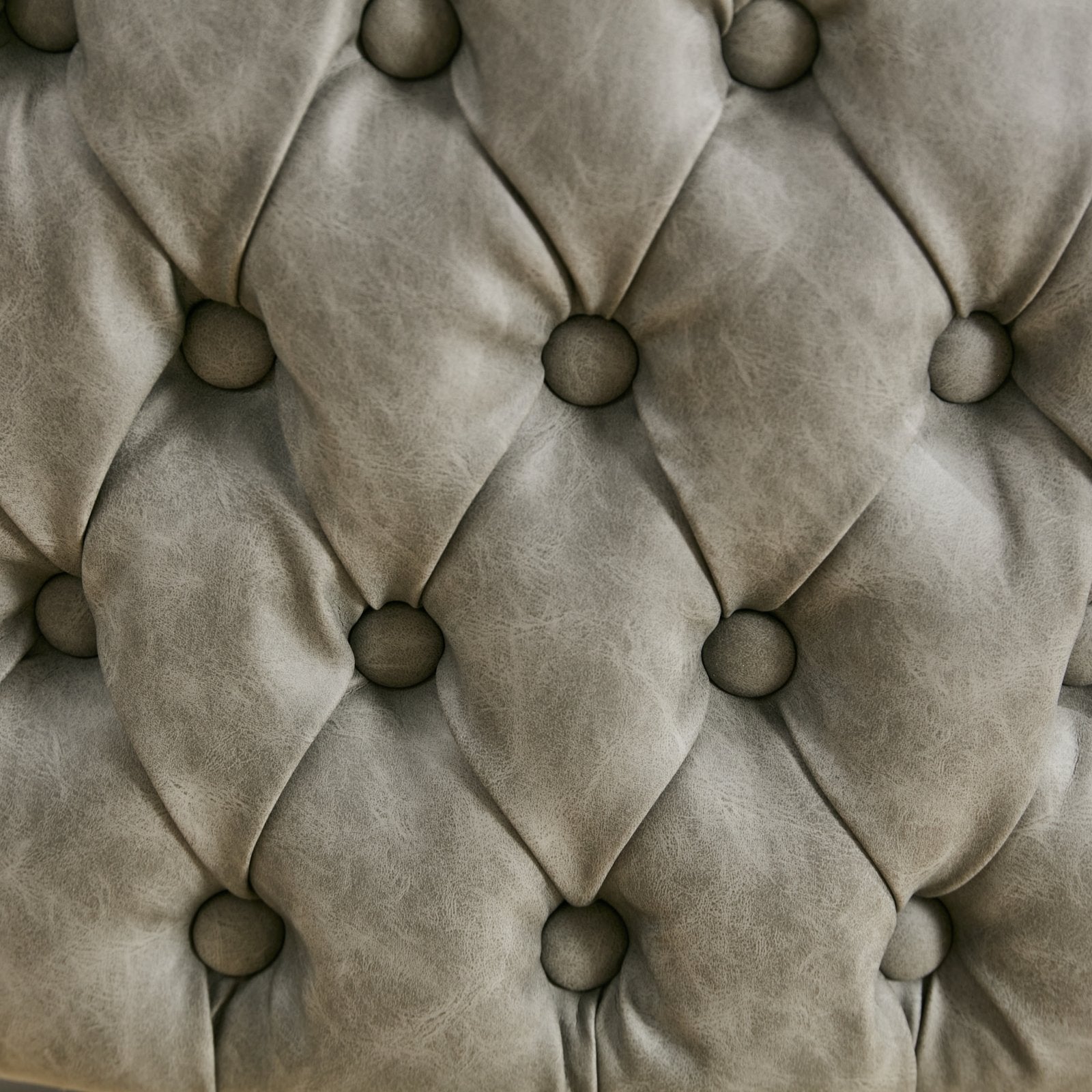 Swivel Barstools Adjusatble Seat Height With Chrome Base, Modern Pu Upholstered Bar Stools With The Whole Back Tufted, For Home Pub And Kitchen Island,Gray, Set Of 2 Gray American Design Bar Stools Set Of 2 Foam Pu Leather