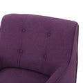 Arm Chair Purple Fabric