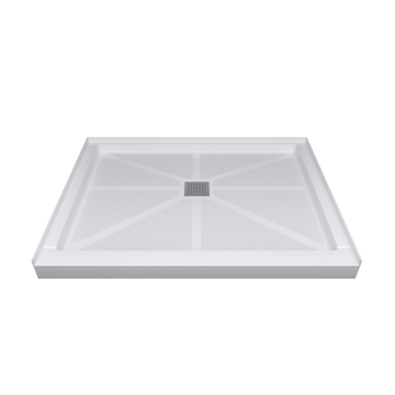 Glasstone Shower Base Smc Solid White Finish 4836 White Bathroom Stainless Steel