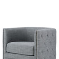 Capstone Swivel Chair Gray Solid Wood