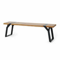 Zora Mp1 Bench Teak Black Wood
