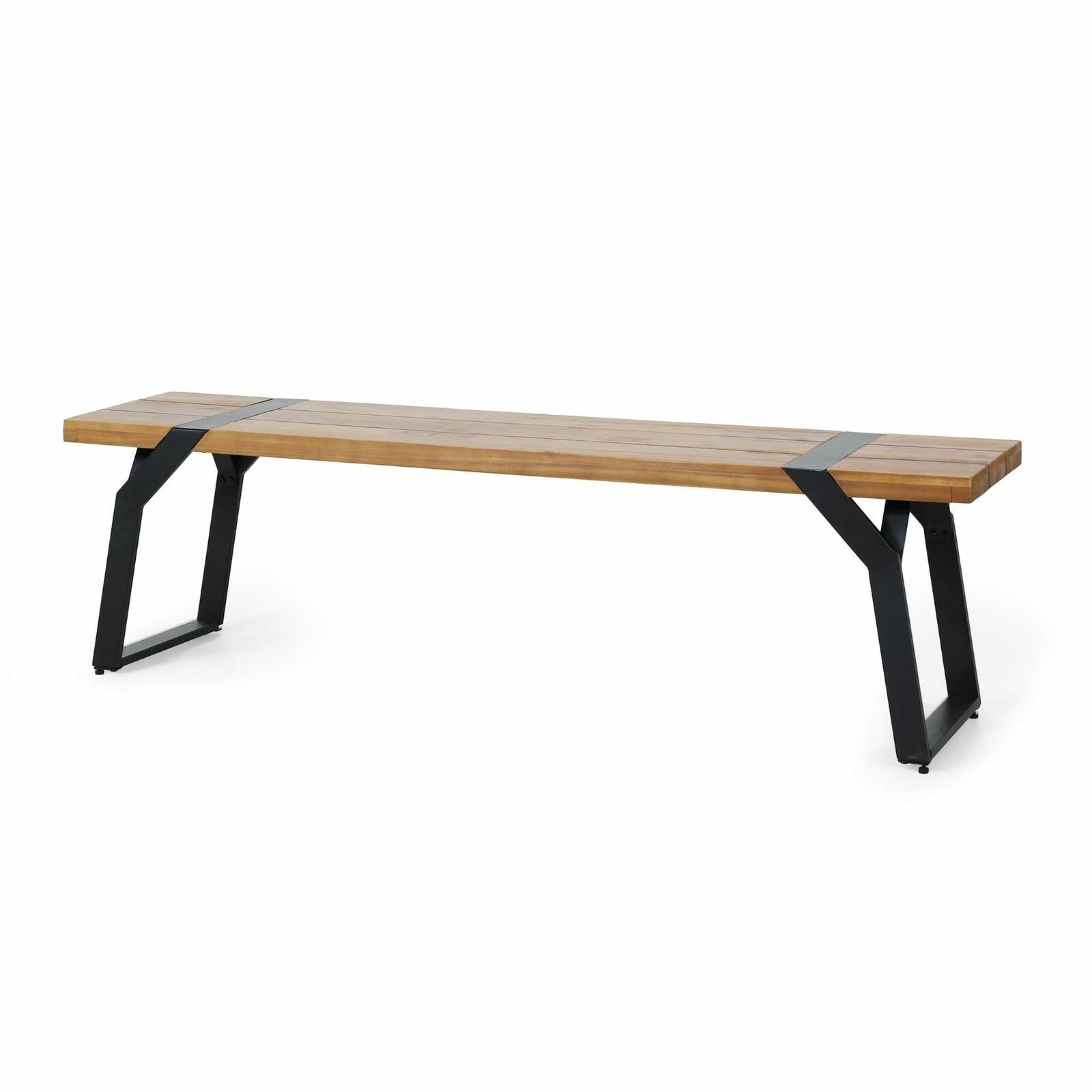 Zora Mp1 Bench Teak Black Wood