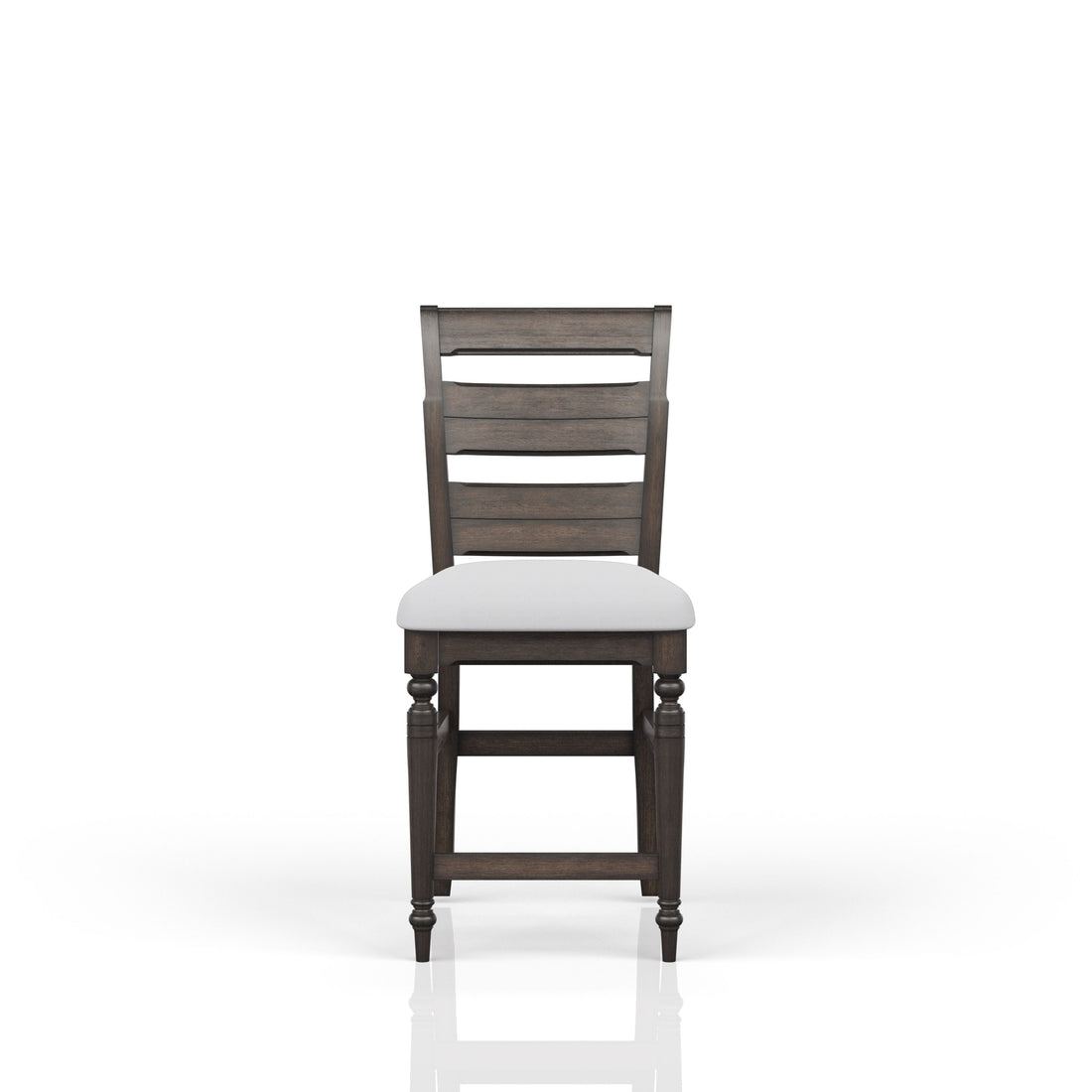 Counter Stool Chocalate Mahogany Solid Wood Mdf
