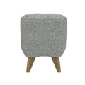 Emerse Gray Armless Accent Chair Gray Foam Solid Wood