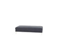 Modern Ink Blue Large Ottoman Metal Legs 1Pc Cocktail Ottoman Living Room Blue Faux Leather Primary Living Space Blue Contemporary,Modern Rectangle Bonded Leather