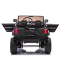 24V Two Seater Kids Ride On Car W Parents Remote Control, Licensed Toyota Lc250,4Wd,220W Motors,With Shovel,Three Point Seat Belt,Slow Start,Speed Adjustment,Bluetooth,Music For Kids Aged 3 . Gray 100 149 Lbs Polypropylene