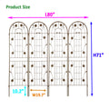 2 Pack Metal Garden Trellis 71