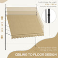 Outsunny Manual Retractable Awning, 118