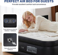 Twin Camping Air Mattress With Built In Electric High Speed Pump, 18