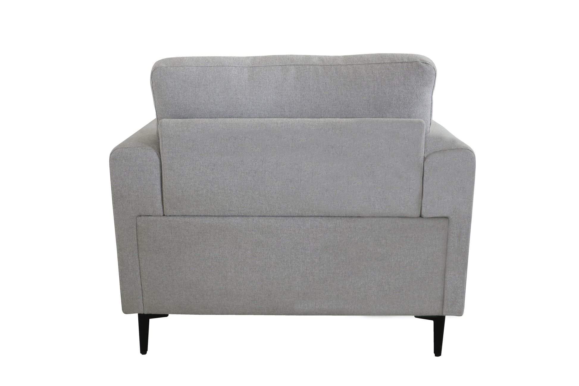 Light Grey Accent Chair With Metal Leg Light Grey Primary Living Space Wood Fabric