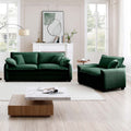 Modern Living Room Sofa Two Pieces Set, Suitable For Living Room And Small Apartment2 Pieces Sofa Set Consists Of A Single Seat Sofa And A 2 Seater Sofas,Green Corduroy Green Corduroy 3 Seat