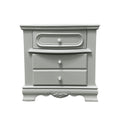Flora Nightstand, Gray Finish Bd02205 Gray Wood