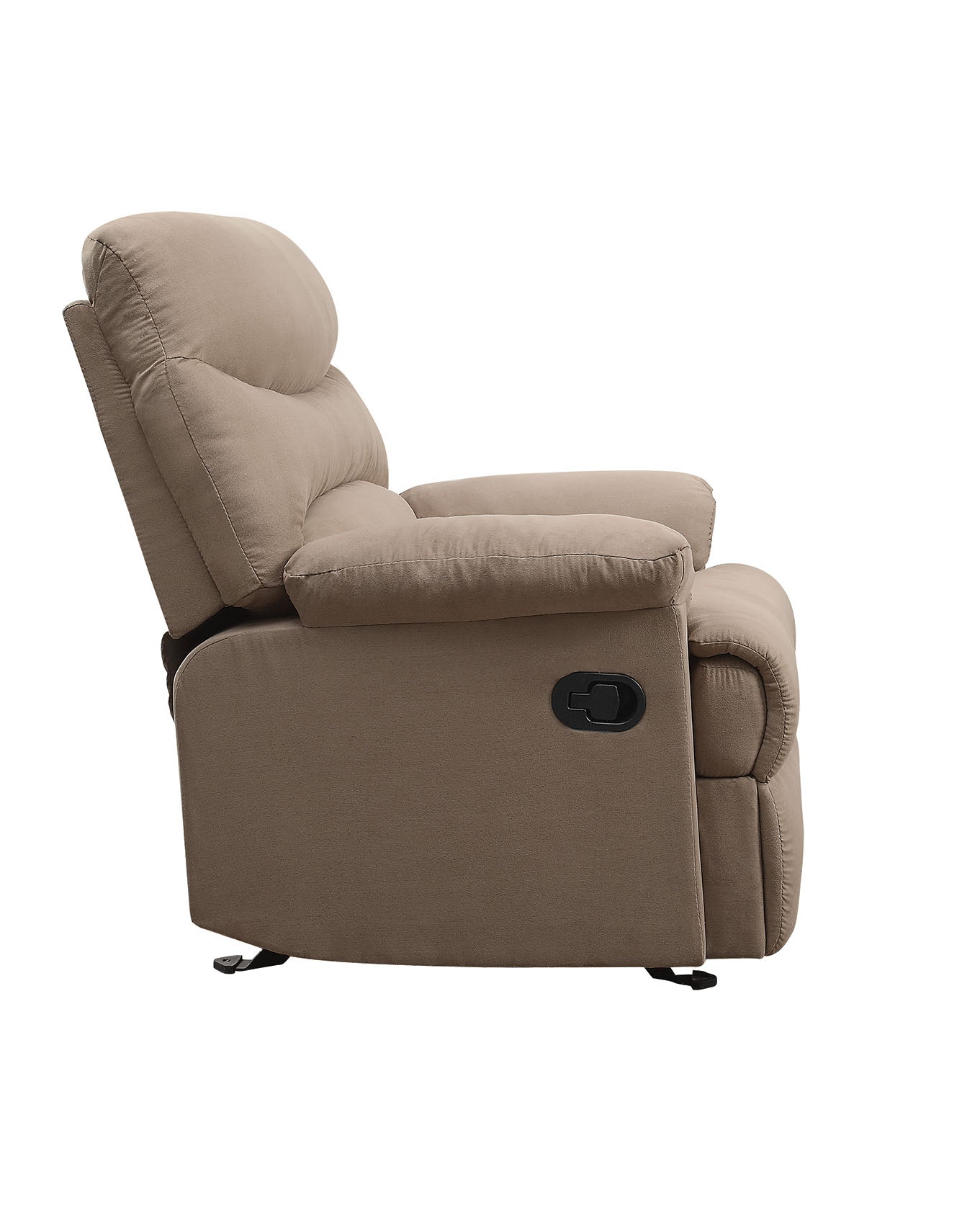 Arcadia Light Brown Microfiber Motion Recliner Light Brown Microfiber