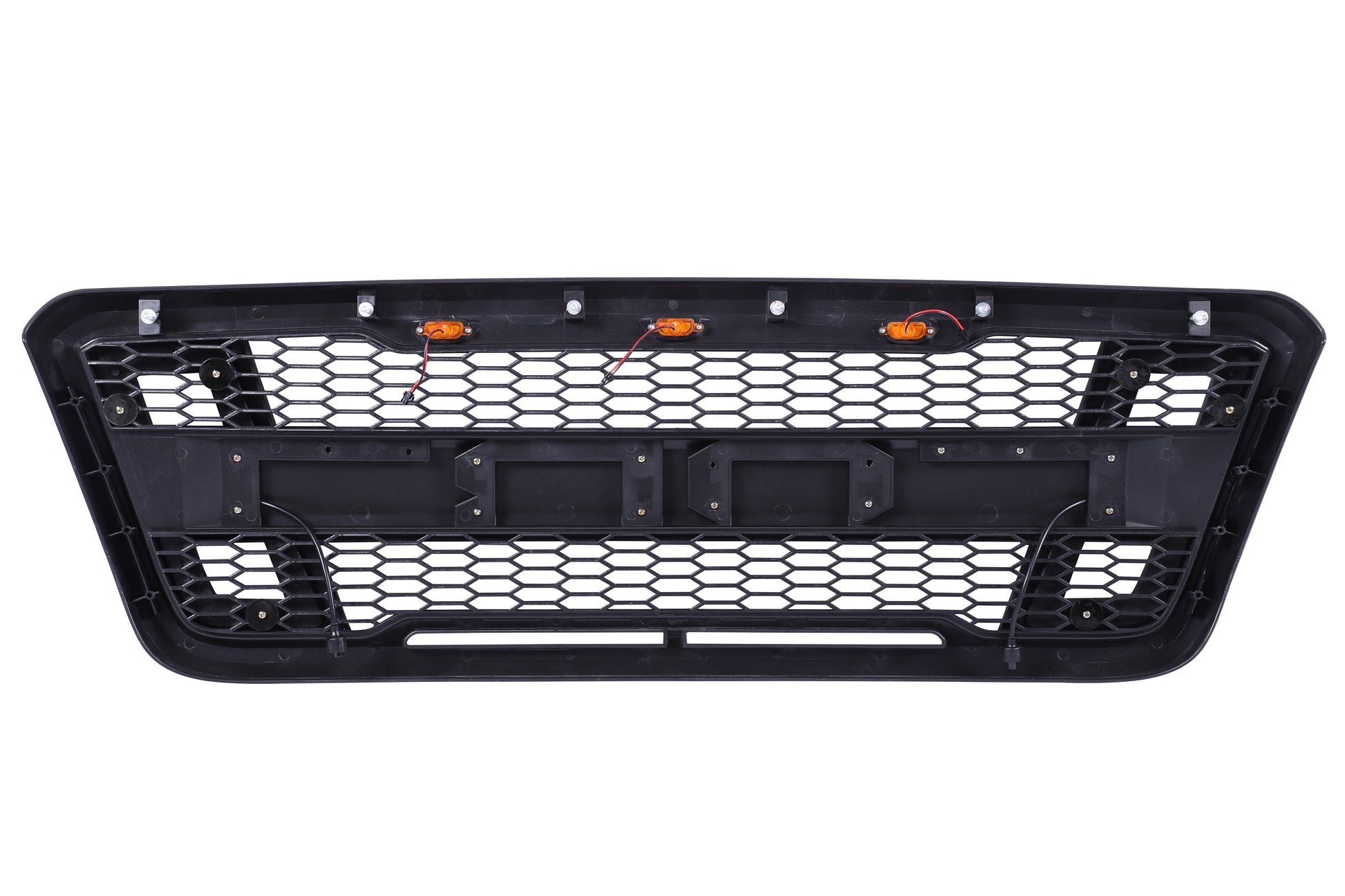 Grille For 2004 2008 Ford F150 With Led Lights Black Abs