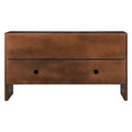 4 Door Large Storage Retro Sideboard With Adjustable Shelves And Long Handles For Kitchen, Dining Room And Living Room Espresso Espresso Mdf