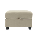 Palmilla Ottoman Beige Beige Polyester 1 Seat