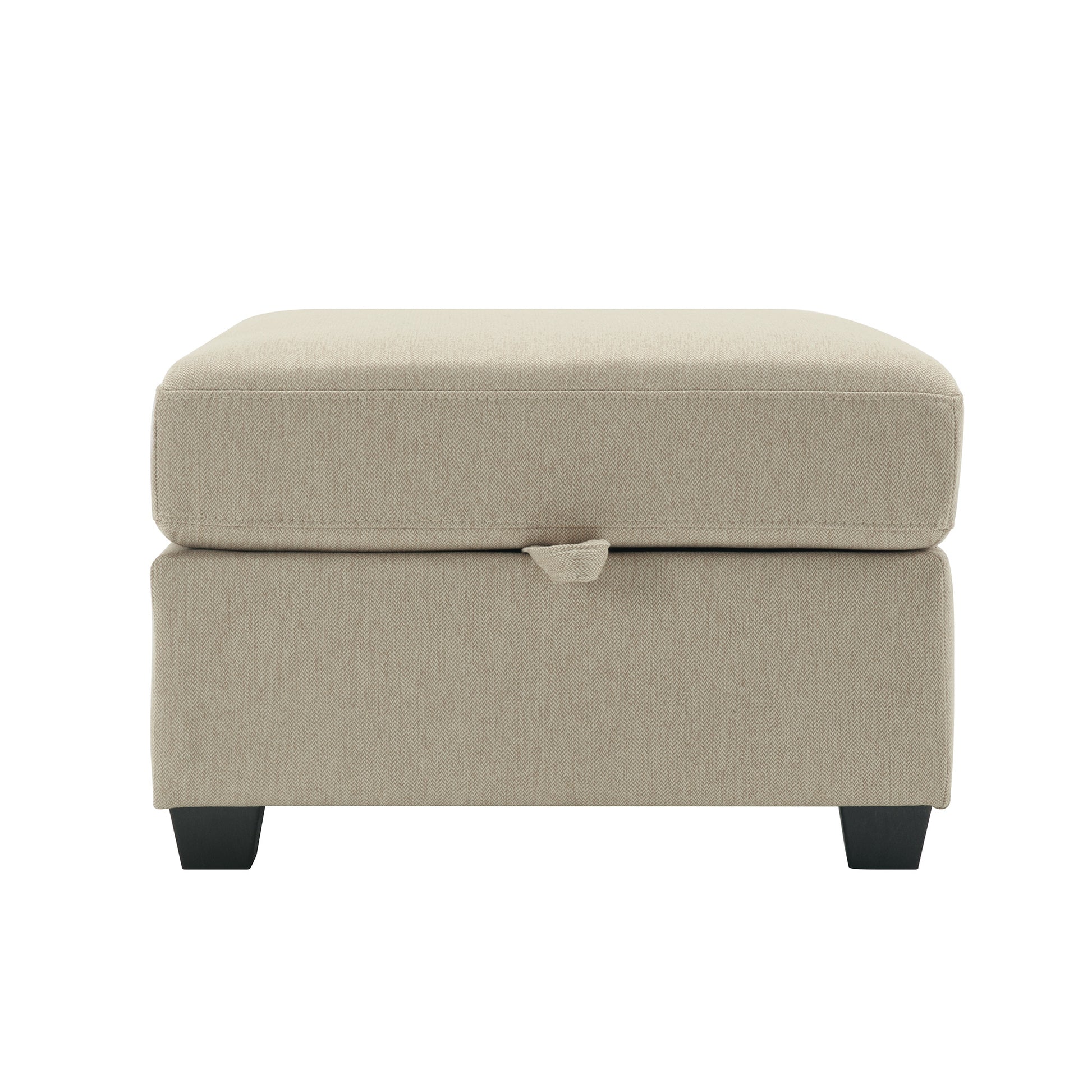 Palmilla Ottoman Beige Beige Polyester 1 Seat