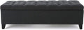 Glouster Storage Ottoman V2 Dark Gray Birch Fabric