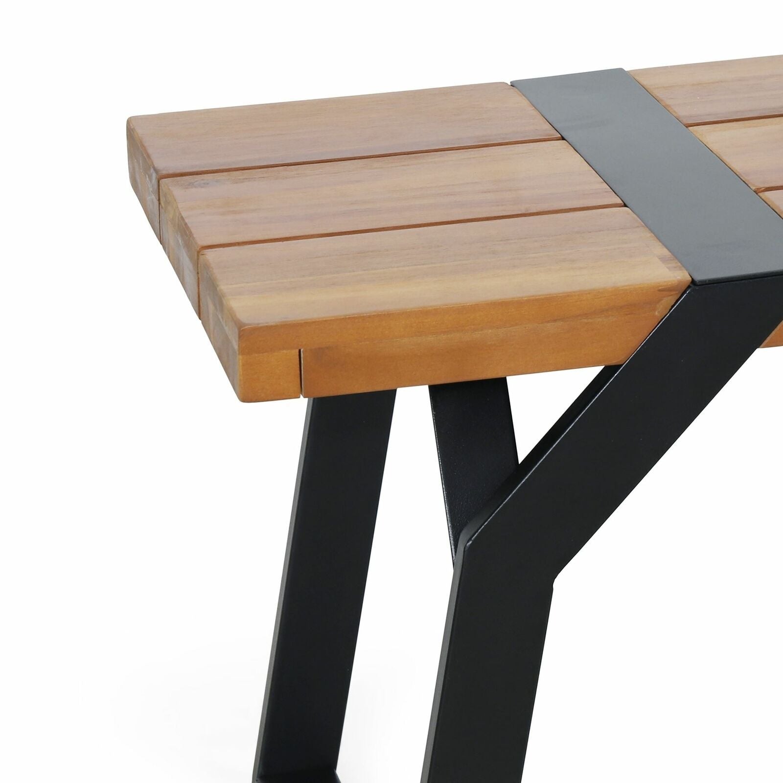Zora Mp1 Bench Teak Black Wood