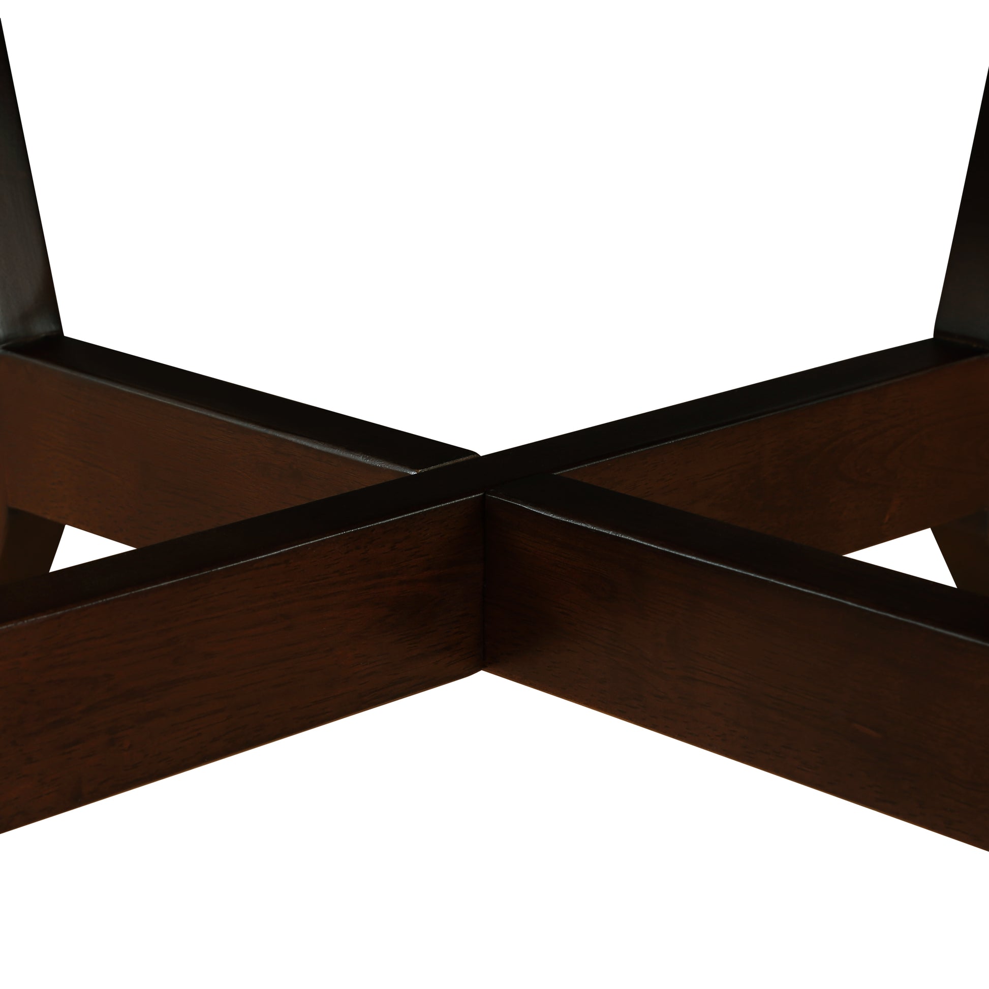 32Inch Wood Round Coffee Table For Living Room,Mid Century Farmhouse Circle Wooden Coffee Tables For Apartment, Easy Assembly, Espresso Espresso Rubber Wood