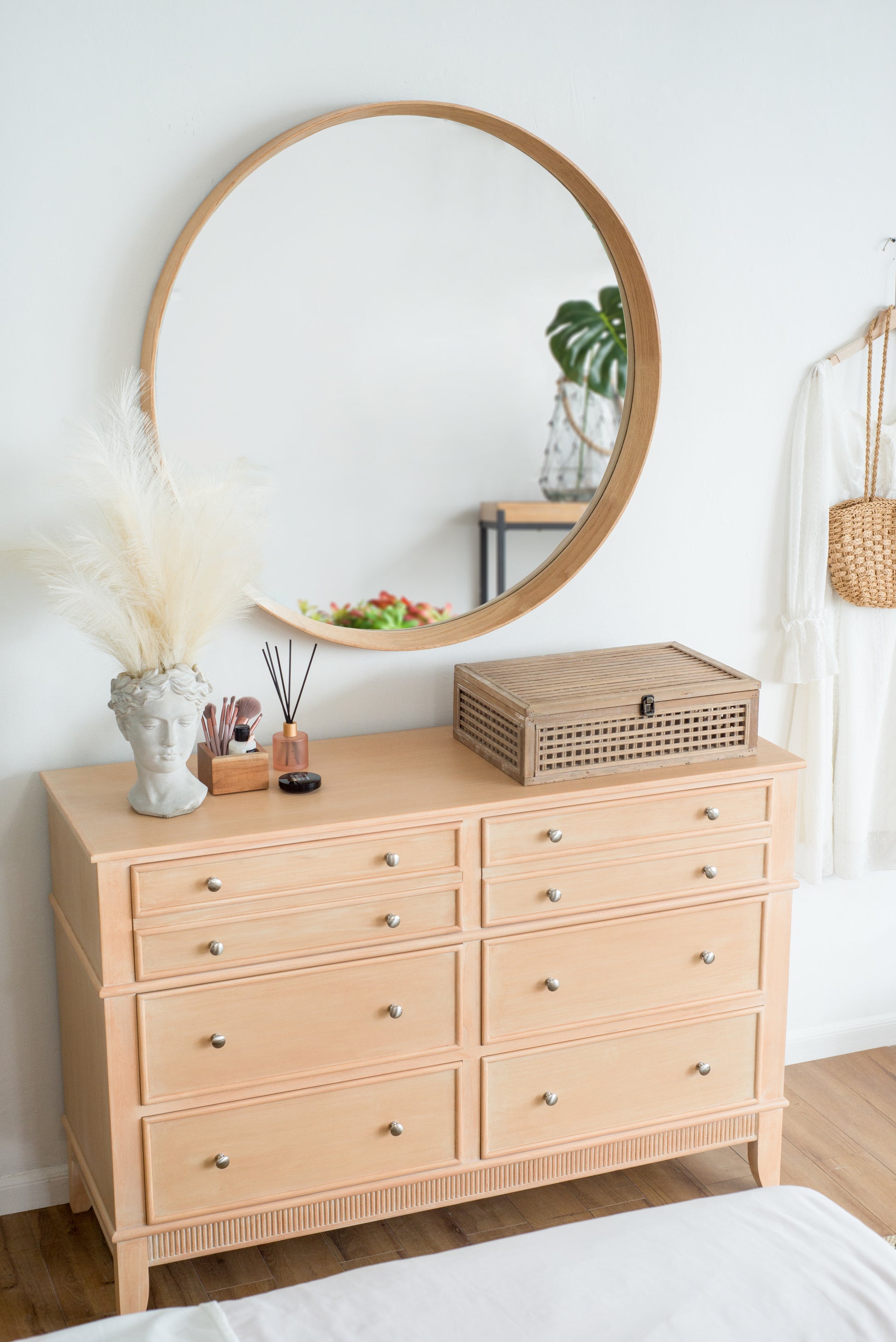 52X18X35" Cabinet Brown Mdf