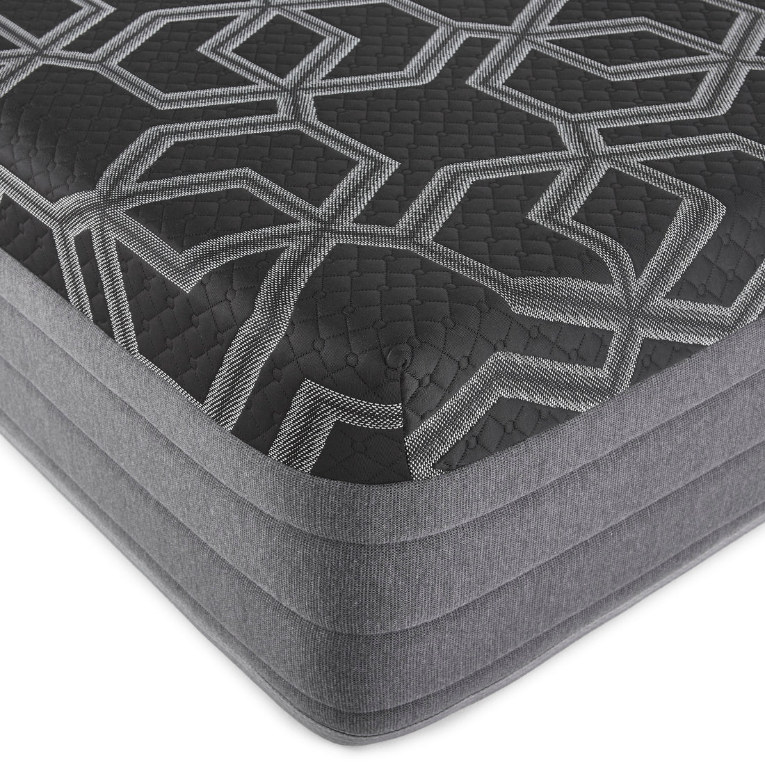 14" Smooth Top Foam, Ultra Plush, Queen Mattress Black Foam Queen