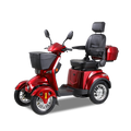 Xl3D4L Electric Mobility Recreational Travel Scooter For Adults,Mobility Scooters For Seniors, 4 Wheel Powered Mobility Scooters Red Abs Pc Abs Pc