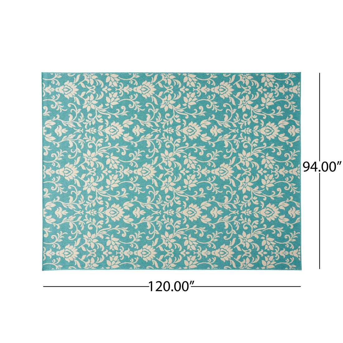 Meridian 1816L 7'10" X 10' Blue Polypropylene