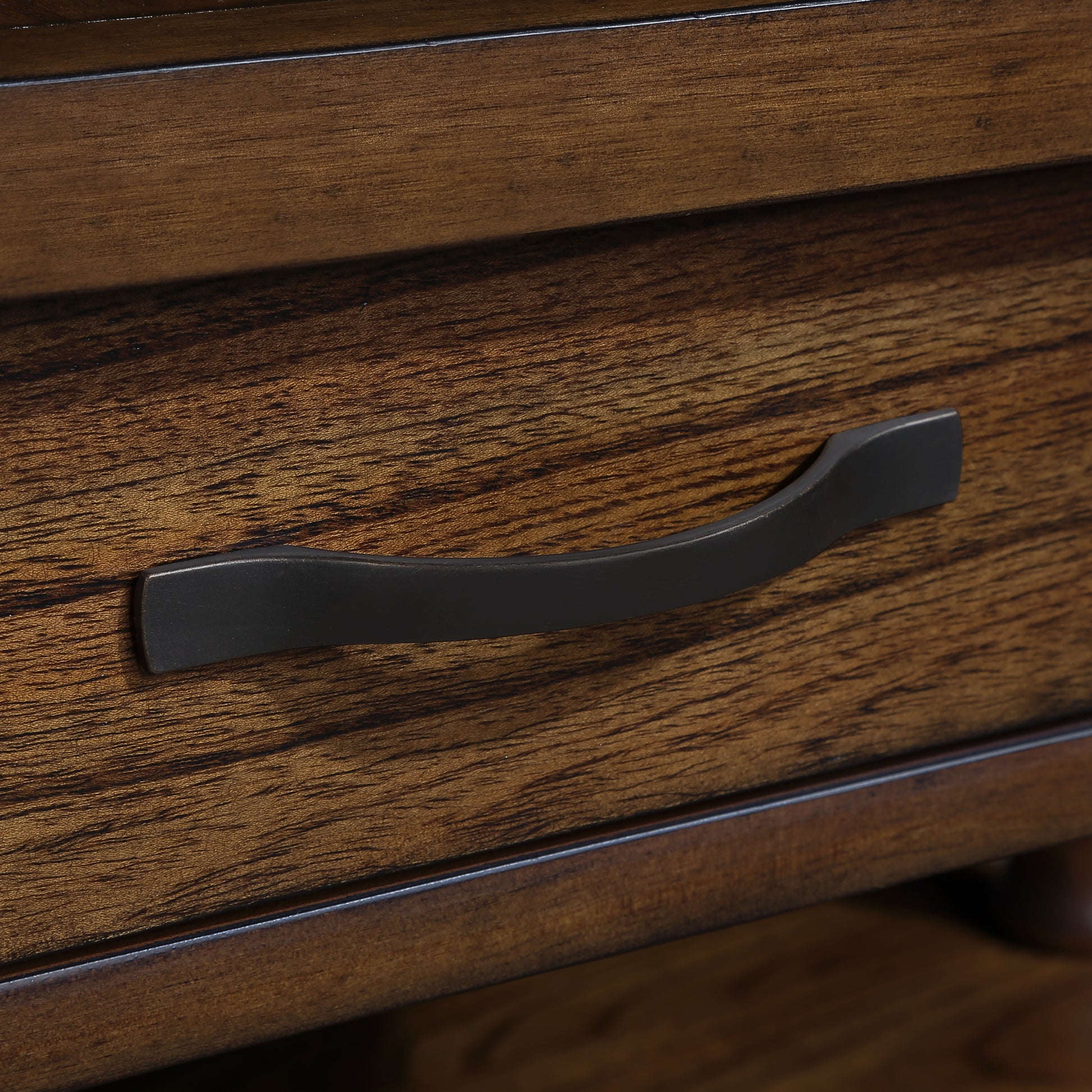 2 Tier Retro Hexagon Living Room Solid Wood Coffee Table With Shelf & Drawer, 36'' Mid Century Center Coffee Table For Living Room, Office. Cherry Cherry Pine