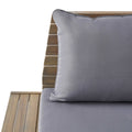 Sedona Club Chair Dark Grey Wood