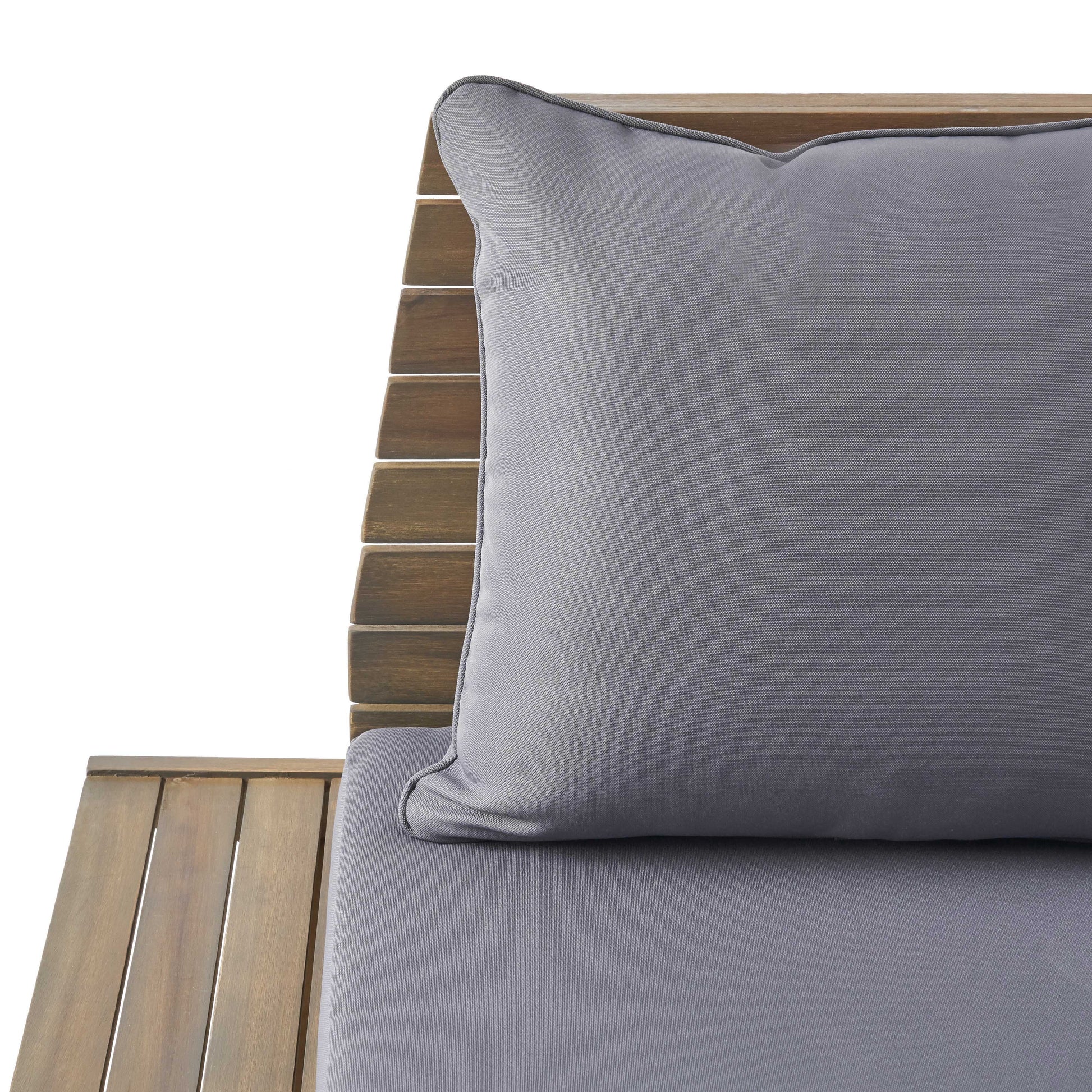 Sedona Club Chair Dark Grey Wood