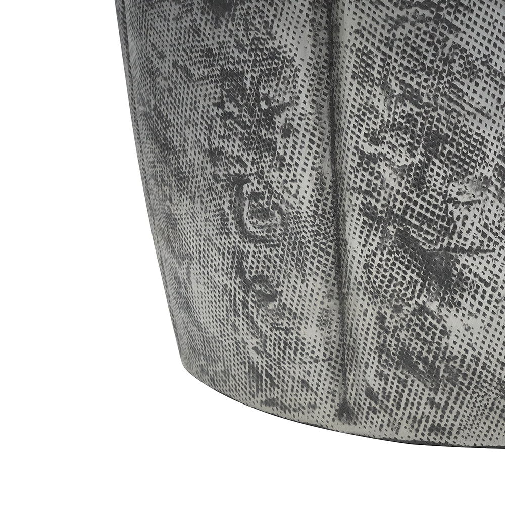 D16.8X22" Vanora Accent Table Silver Aluminium