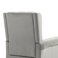 Coolmore Wood Frame Armchair, Modern Accent Chair Lounge Chair With Sturdy Wood Legs For Living Room Bedroom Dark Gray Dark Gray Foam Velvet