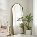 Length Mirror Antique Brass Mdf
