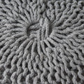 Malibu Pouf Grey Wool