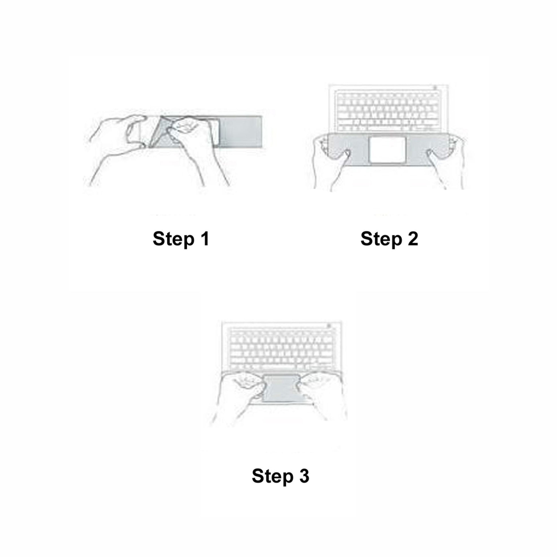 13.3 Retina Palm Shielding Film Silver Silver Plastic