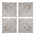 S 4 Distressed Wooden Square Wall Panels, 17.5X17.5