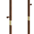 Coat Racks Solid Wood Hanger 23.6* 11*64.1In Solid Environmental Protection Easy To Assemble Beautiful Can Be Placed In The Bedroom Entrance Living Room Walnut Walnut Brown American Design,Art