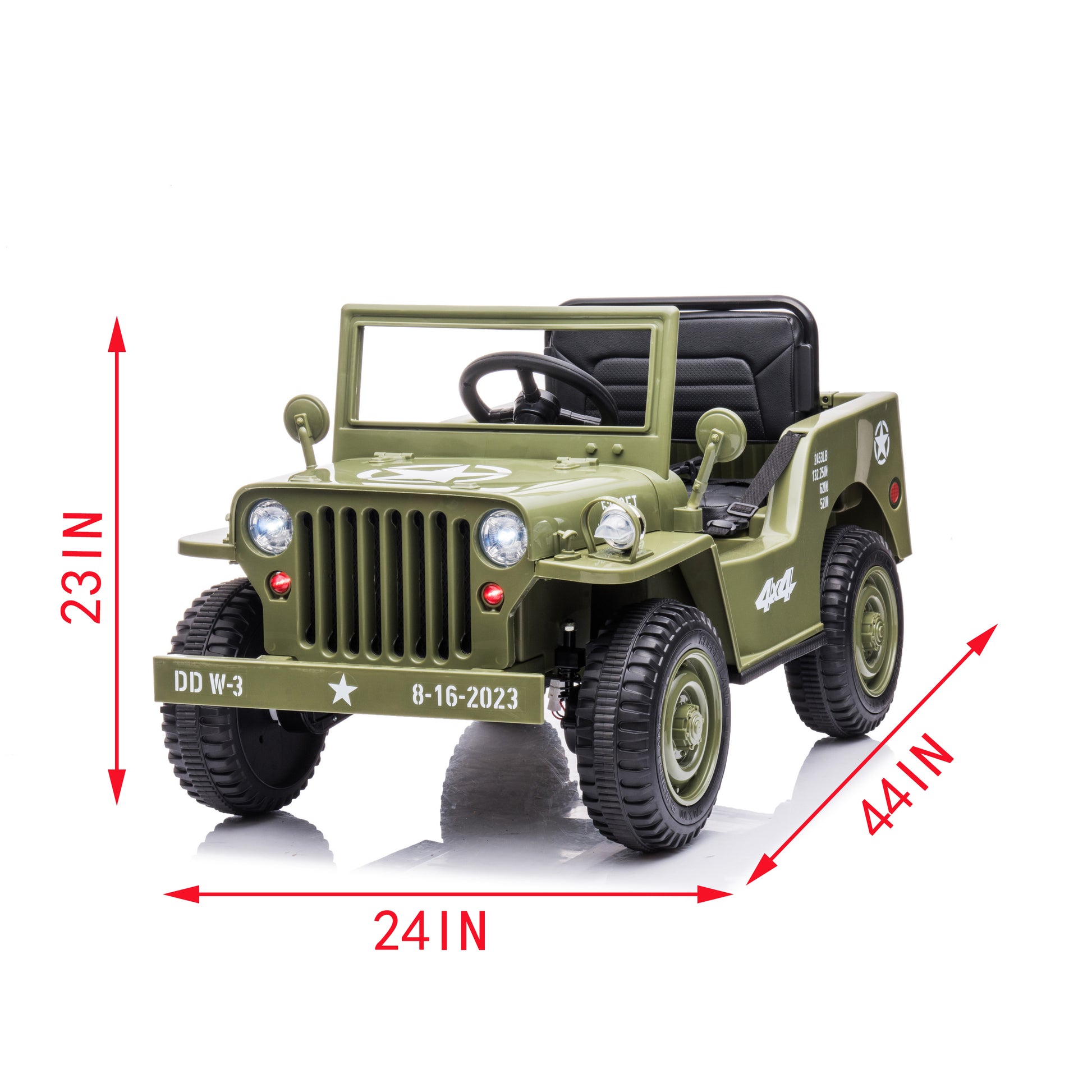 Ride On Car, Kids Electric Car, Tamco Riding Toys For Kids With Remote Control Amazing Gift For 3 6 Years Boys Grils Olive Green 50 99 Lbs 3 To 4 Years Plastic Indoor & Outdoor Use