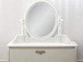 Dorothy Mirror, Ivory Finish Bd02268 Ivory Wood
