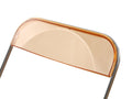 Folding Chair Transparent Chairs Ghost Stackable Crystal Folding Chair Pc Plastic Living Room Seat Chrome Frame And Foldable Acrylic Chair Fo Orange Orange Pc