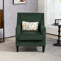 Coolmore Modern Accent Chair,Upholstered Armchair With Scooped Arms For Bedroom,Apartment,Studio,Office,Waiting Room Emerald Corduroy Emerald Foam Corduroy