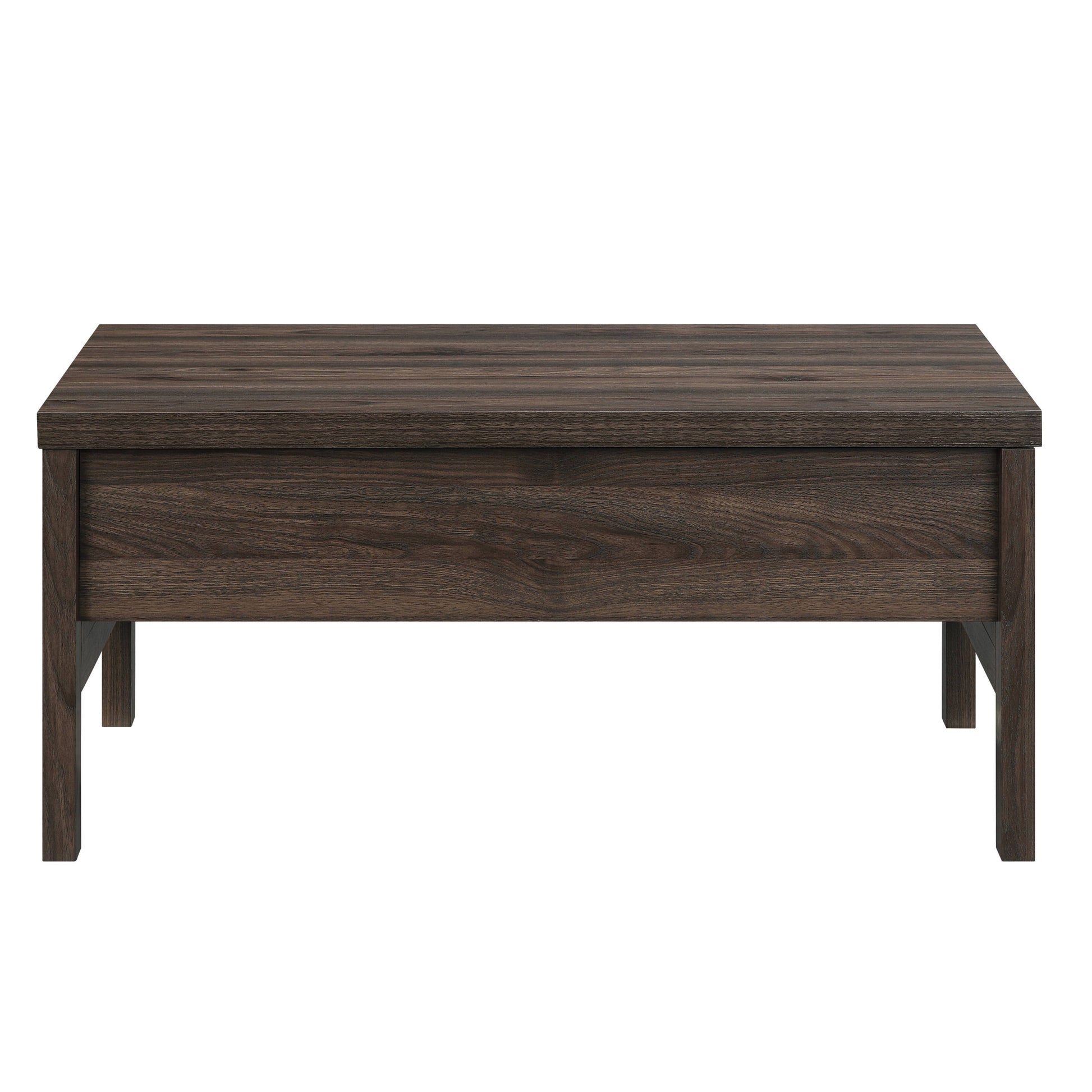 Walnut Coffee Table With Lift Top Walnut Primary Living Space Rectangular Wood Metal