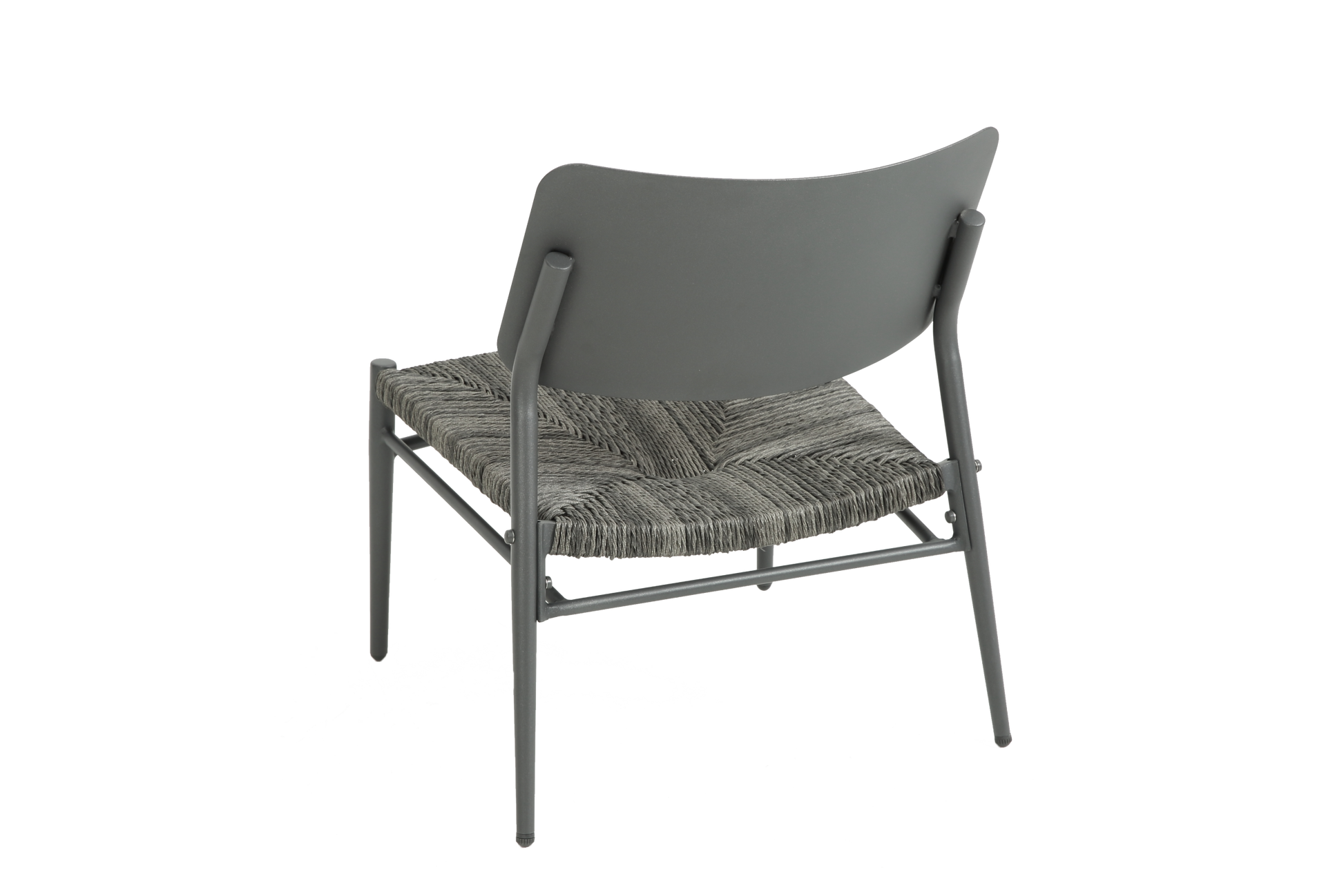 Aluminium 3 Piece Patio Set Bistro Table And Chairs Setbackyard, Garden, Living Room, Light Gray Grey Steel