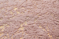 Luxury Machine Washable Dust Pink Abstract Gold Gilded Chinchilla Faux Fur Area Rug Dusty Rose Polyester
