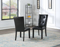 Sterling 7 Piece Dining Set Black Black Wood