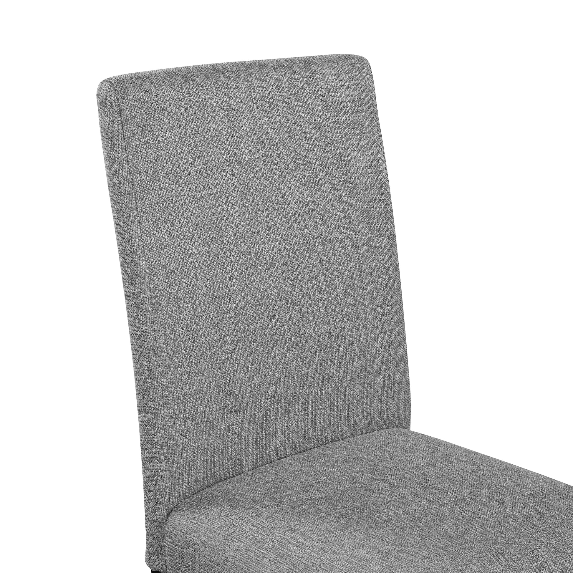 5 Piece Round Dining Table Set, 43 Inch Modern Dining Table And 4 Upholstered Chairs For Dining Room, Kitchen Room, Living Room, Easy Assembly Upholstered Chair Grey Black Dining Room American Design,Farmhouse,Mid Century Modern,Modern Round Round Fabric