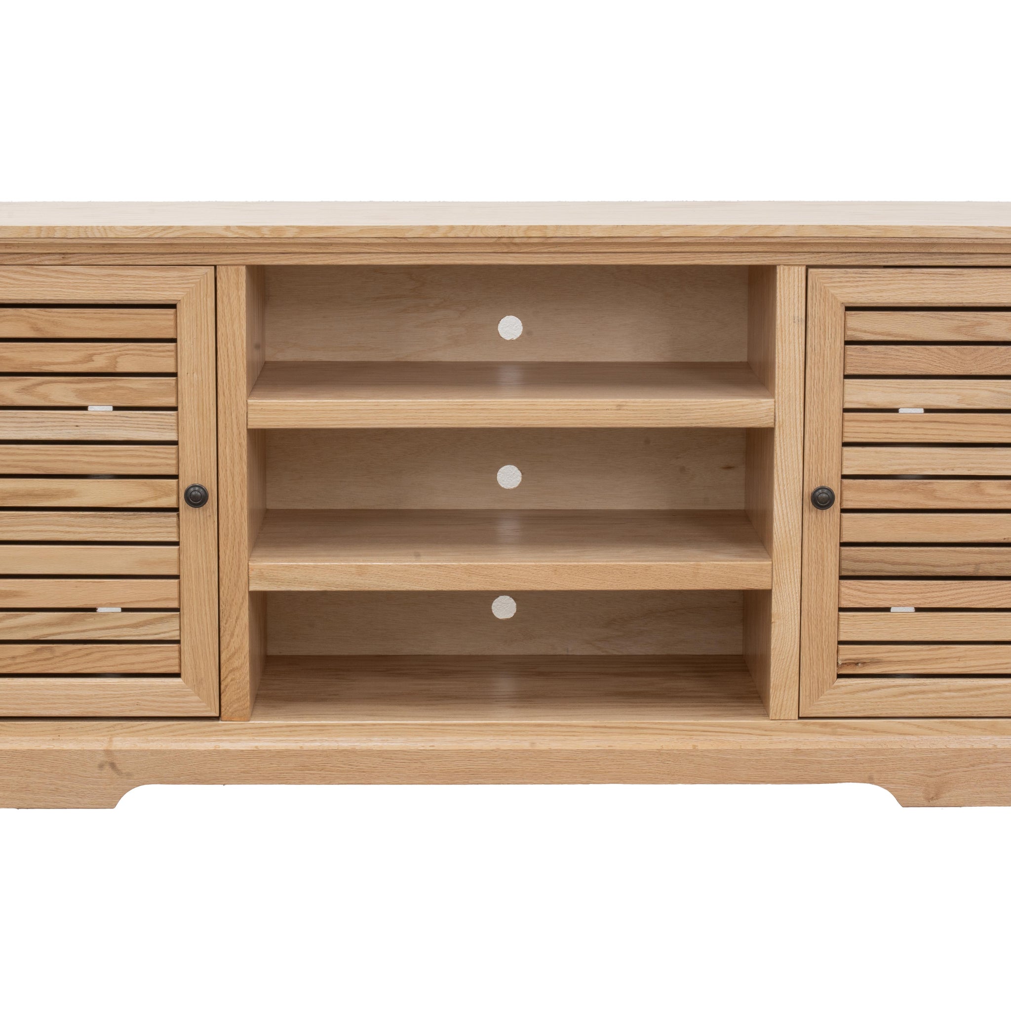66 Inch Tv Stand Console For Tvs Up To 80 Inches, No Assembly Required, Natural Finish Natural 70 79 Inches Wood